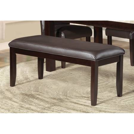 Festus 49-inch Bench - Dark Cherry